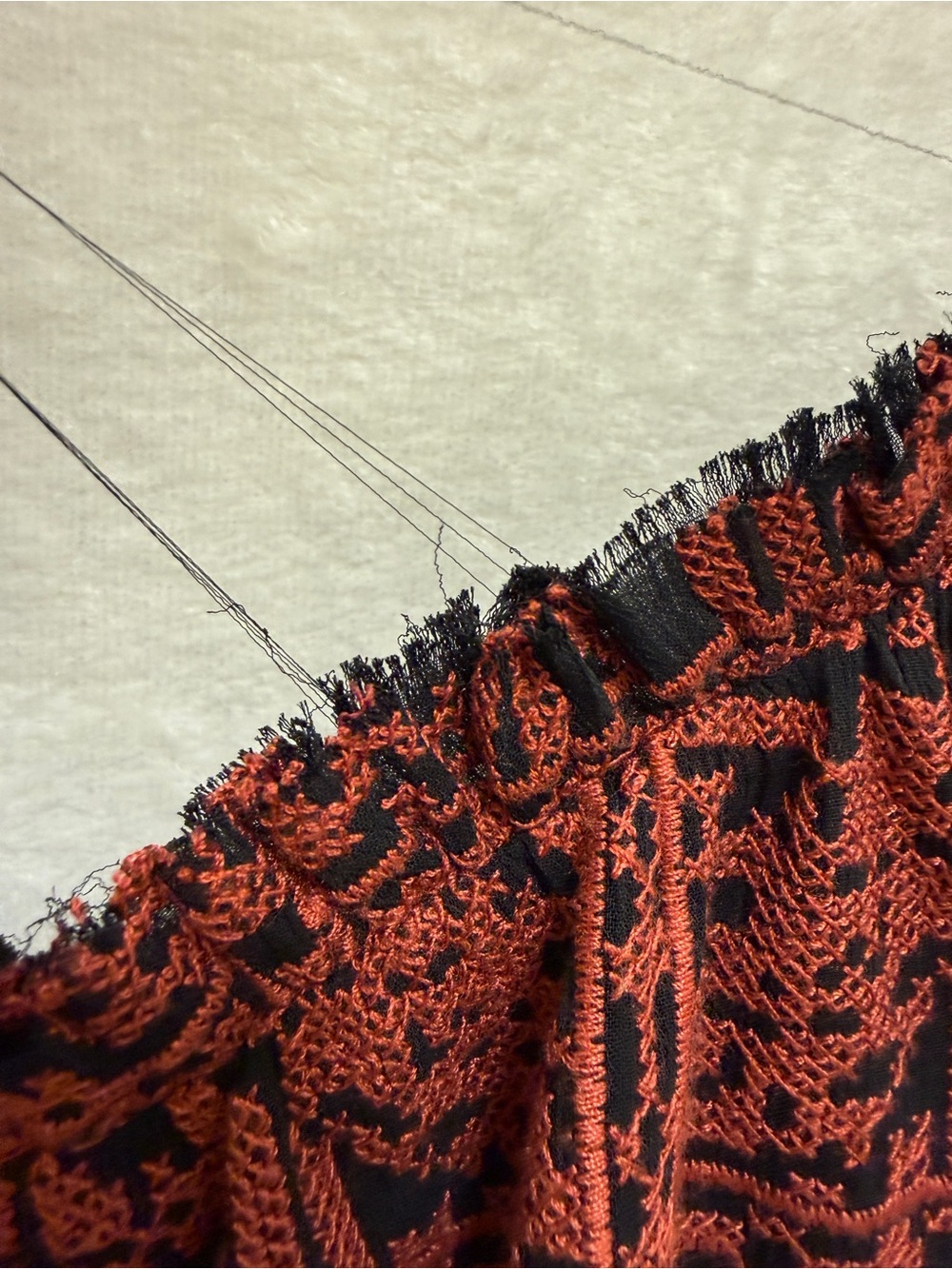 Red Carter Boho Pom-Pom Strap Dress - Picture 7 of 7